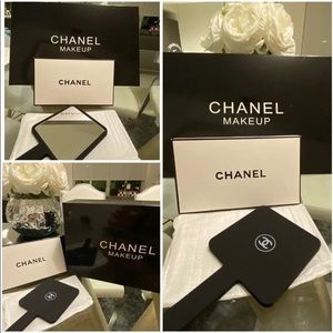 Black Authentic Chanel handheld mirror (last one)